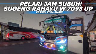 PELARI JAM SUBUH, MADIUN - KERTOSONO CUMAN 1 JAM! SUGENG RAHAYU W 7098 UP 