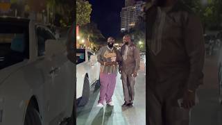 Rick Ross and Jazzma Kendrick at Prime Italian in Miami Beach, Florida