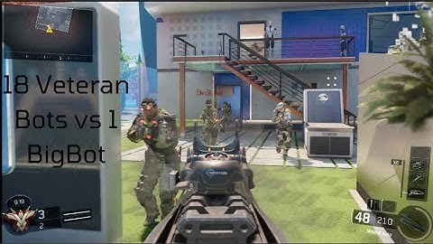 18 Veteran Bots vs 1 BigBot (Black Ops 3 Custom Game Rage)