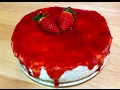 Cheesecake de fresa SIN HORNO -especial san Valentin- /sweet cake/