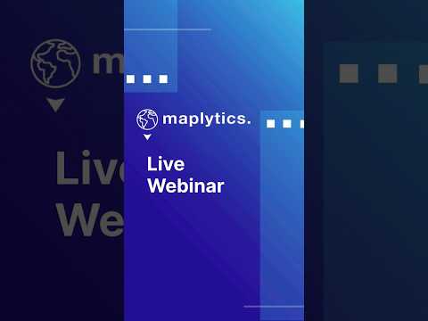 Register now www.maplytics.com/blog  & explore unique features of Maplytics #livewebinar #msdyn365