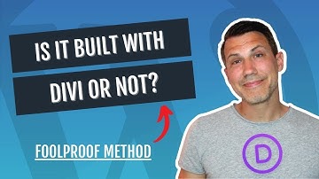 Is This Website Built With The Divi Theme? The Foolproof Method!
