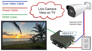How-To Connect A Security Camera To Tv For Live View
