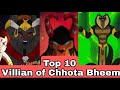 Top 10-Villian of Chhota Bheem |Most powerful villian|#artbydhiren #top10
