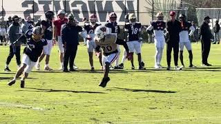 American Bowl 1v1: WR Anthony Smith (ECU) vs CB Ricardo Hallman (Wisconsin)