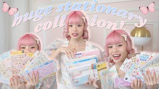 my GIANT stationary collection and stationary haul from japan! 🌸💧✨