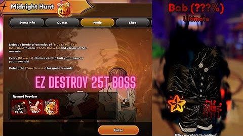 EZ SOLO HALLOWEEN EVENT WITH MOB (???%) || Anime Last Stand