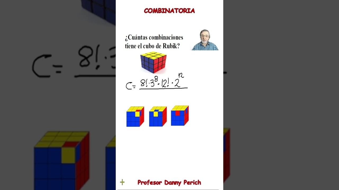 Combinatoria Cubo de Rubik - YouTube