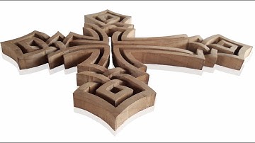 Making a Celtic Cross - Open Knot | Scroll Saw With Hand Carved Cross
