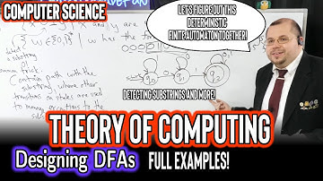 Designing Deterministic Finite Automata (DFAs) [Theory of Computing]