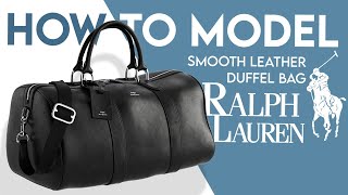 Smooth Leather Duffel Bag by Polo Ralph Lauren | Speed Modeling 3DS MAX