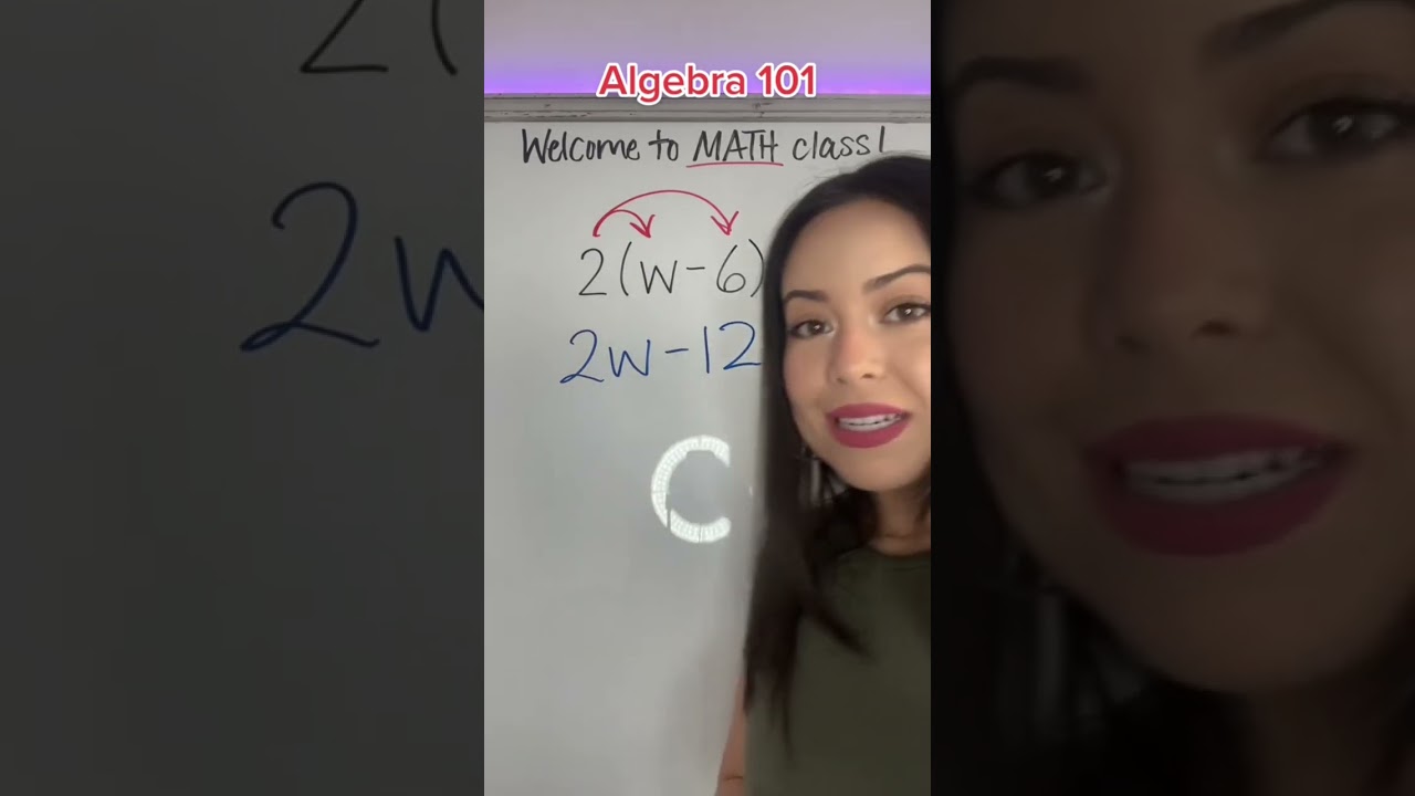 Solving An Equation Using the Distributive Property 