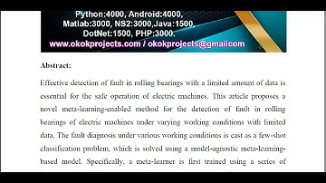 A Meta Learning Method for Electric Machine Bearing Fault Diagnosis Under Varying Working Conditions