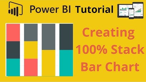 How create and customize 100% stacked bar chart in power BI