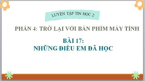 Sách Hướng dẫn Tin học Lớp 2