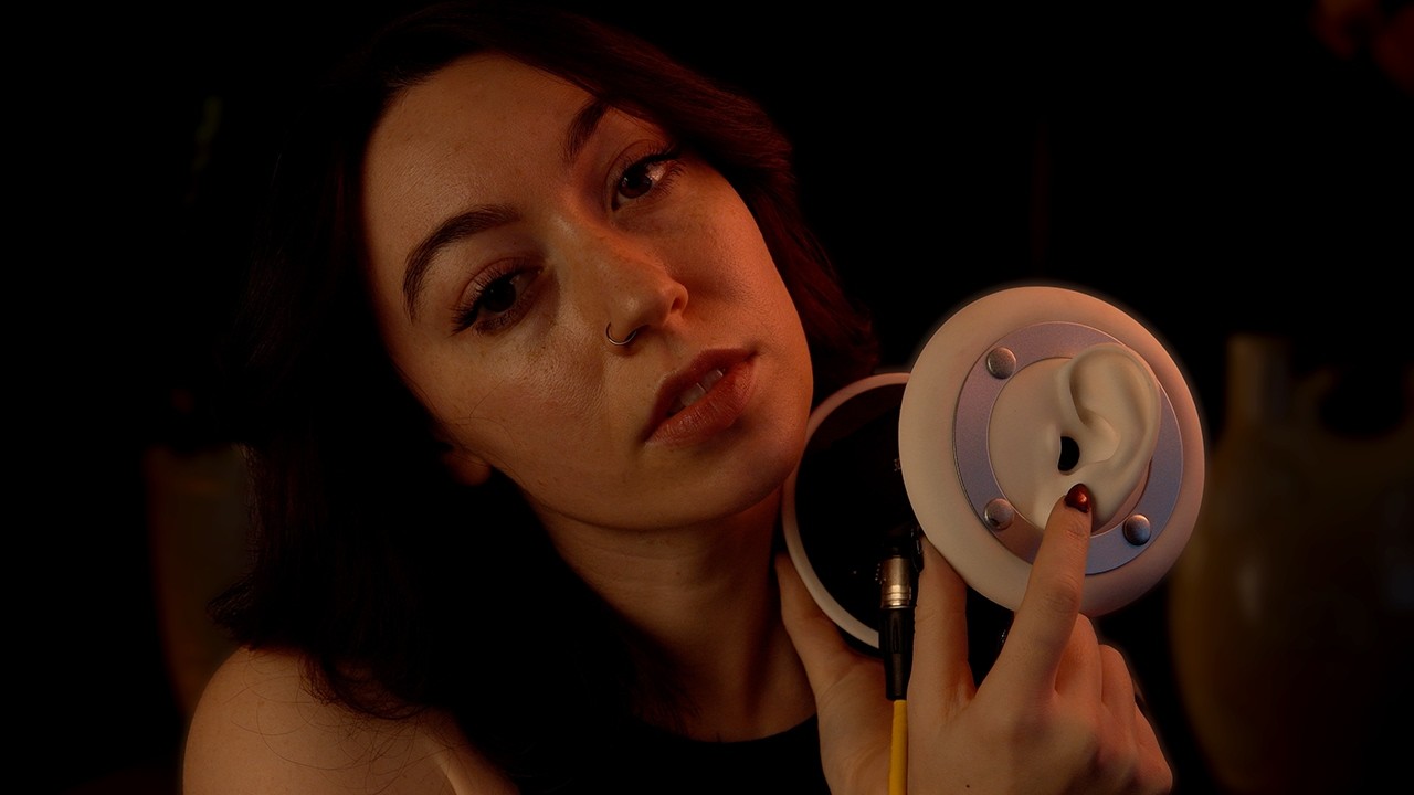 Глубокая чистка ушей ✨ [ASMR при слабом освещении]