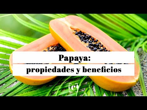 Video: Fruta De Papaya: Propiedades Beneficiosas Y Usos