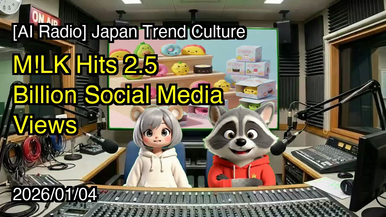 [AI Radio] Japan Trend Culture - M!LK Hits 2.5 Billion Social Media Views - January 04, 2026