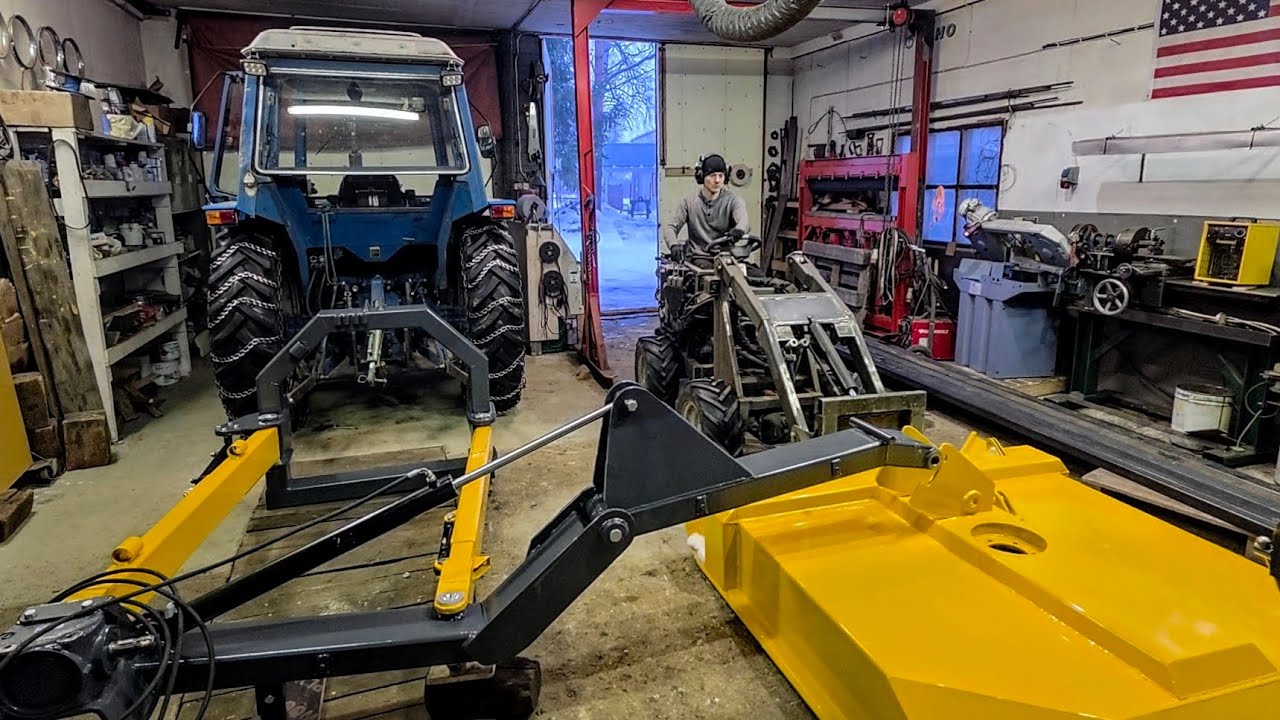 Building a Chain Mulcher for my Ford TW10 tractor in Finland, soon it will be done!