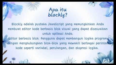 Perbedaan scratch dan blockly 