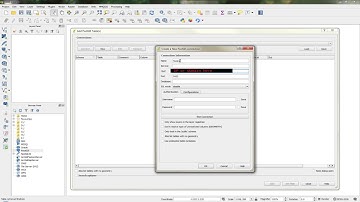 QGIS Connect to PostGIS database