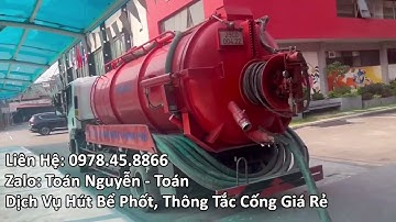 Dịch Vụ Hút Bể Phốt Tại Bắc Ninh, thông Tắc Cống