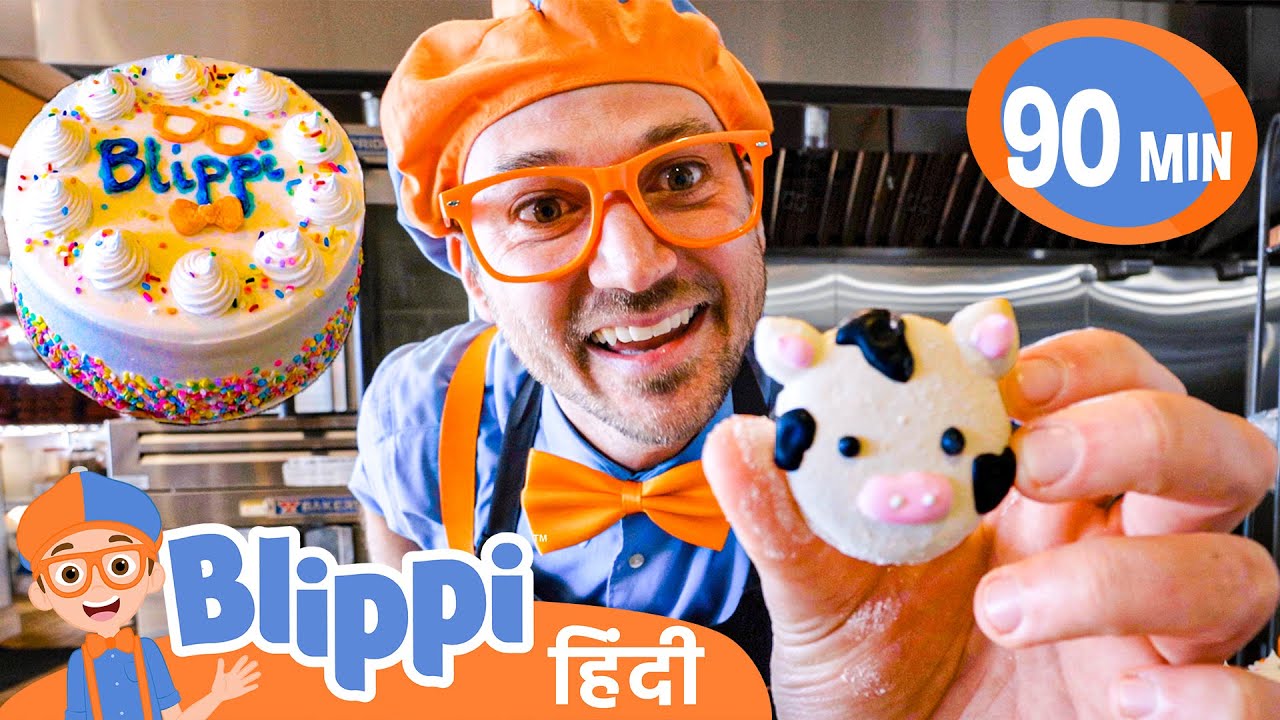 Bake a Cake With Blippi! | Blippi Painting for Kids | Moonbug Kids ...