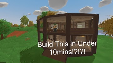Tips to build a FAST Unturned Base!