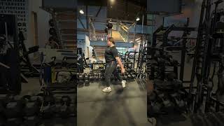 Single arm split stance DB push press