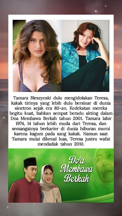 TERINSPIRASI KAKAKNYA, EH MALAH DITINGGAL PERGI! TAMARA BLESZYNSKI #shorts #nostalgia #artis
