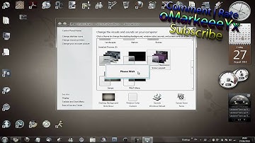 oMarkeeeYx - How to make your PC look like a MAC part 1! HD Tutorial