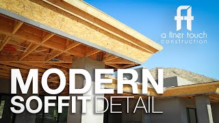 MODERN SOFFIT DETAIL | CANYON MODERN | BRAD LEAVITT | AFT CONSTRUCTION | SCOTTSDALE, ARIZONA