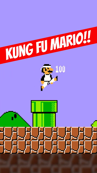 KUNG FU Mario in Super Mario Bros. (NES)!! (ft. 1980sGamer)