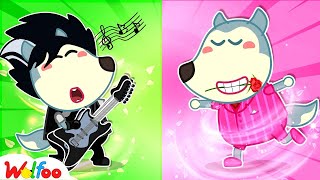 E Wolfoo vs Soft Wolfoo, Who is the Best Brother for Lucy   Wolfoo Kids Stories @Wolfoo America 3Ier