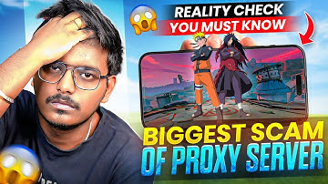 PROXY SERVER REALITY CHECK🫡 || PROXY SERVER SCAM || BIGGEST SCAMS OF FREE FIRE
