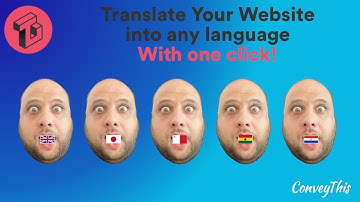 Translate your Website into any language – with just one click!