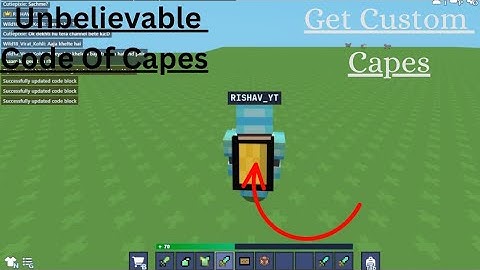 Unbelievable Custom Capes Code in Bloxd.io||Bloxd.io Tips & Tricks
