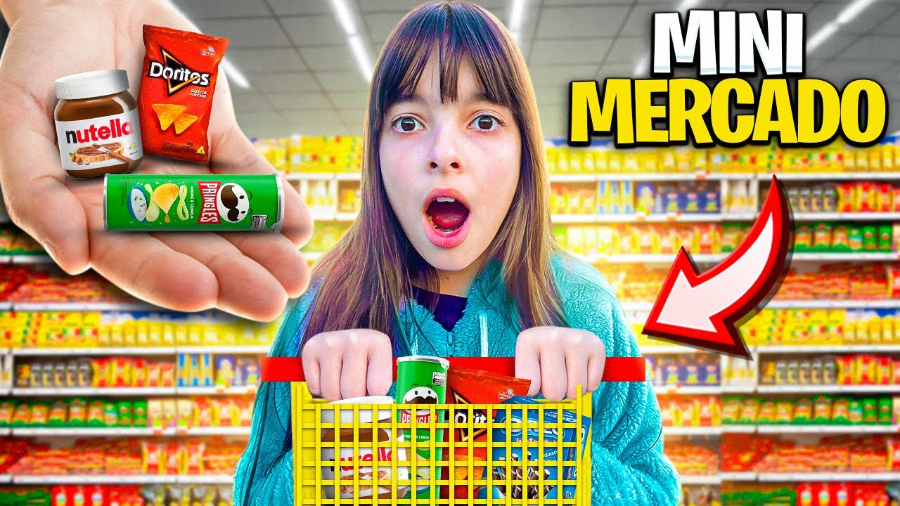 FIZEMOS UM MINI SUPERMERCADO COM MINI-COMIDINHAS
