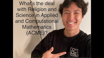 Religion and Science in Applied and Computational Mathematics