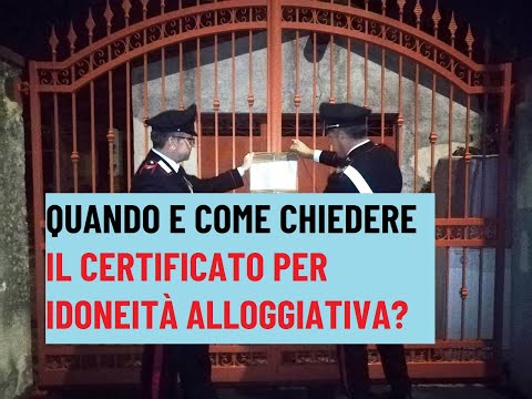 Idoneità alloggiativa 2022