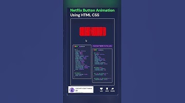 Netflix button animation using html css || #shorts  #shortvideo #css #ytshorts #viral