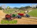 🌾Wheat, Soyabean Harvesting,🐟 Ocean Harvest & 🚜Forage Work!🌊Kinlaig Ep.30 #farmingsimulator25 #fs25