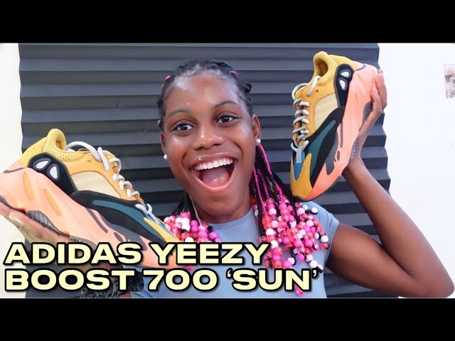 Adidas Yeezy Boost 700 Sun Sneaker Unboxing ft. yesyeezy