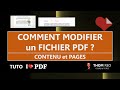 Modifier  diter un fichier pdf  formation ilovepdf