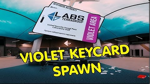 Violet keycard spawn in Woods map - Escape From Tarkov
