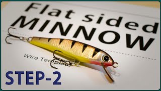 How to make a Flat Sided Minnow 65mm (Step-two Painting and coating) バルサ材で自作する小型ミノー (第二章 塗装とコーティング)