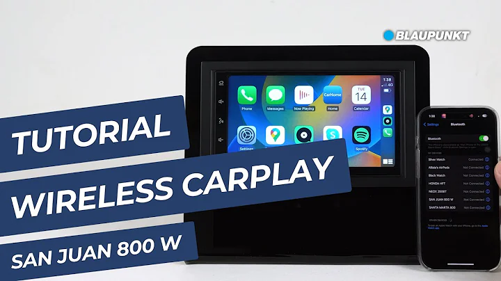 Wireless Apple Carplay Connection | Blaupunkt San Juan 800 W
