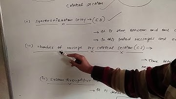 Performance Matrices for Mutual Exclusion#Mutual Exclusion #Synchronization Delay#System Througput