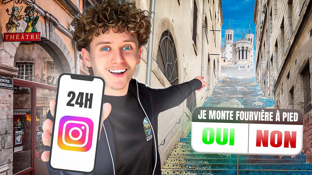 Vous CONTRÔLEZ ma journée pendant 24H… à Lyon 😱 