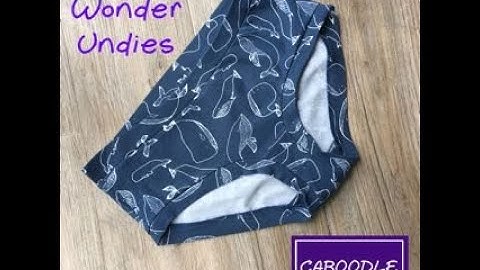 How to sew the burrito roll for the Made by Jacks Mum Wonder Undies with Caboodle textiles